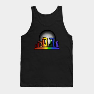 Rainbow Stonehenge Tank Top